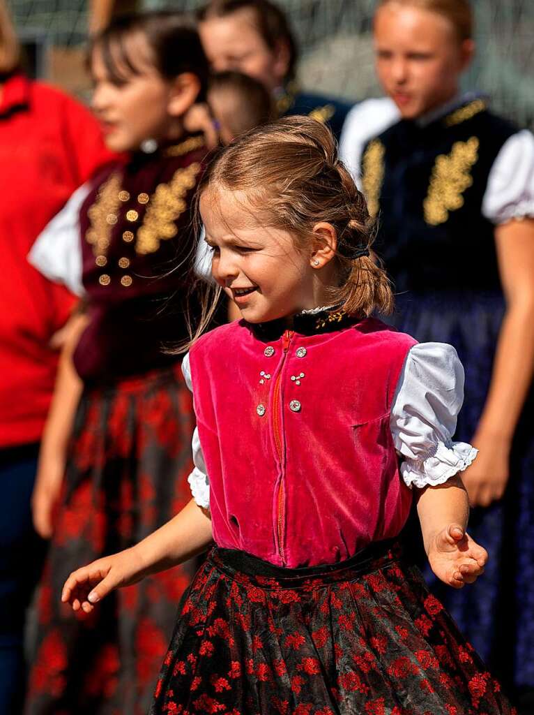 Die Kindertrachtengruppe Gndelwangen.