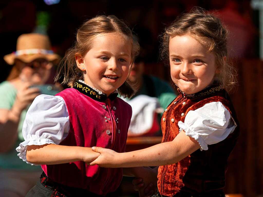 Die Kindertrachtengruppe Gndelwangen.