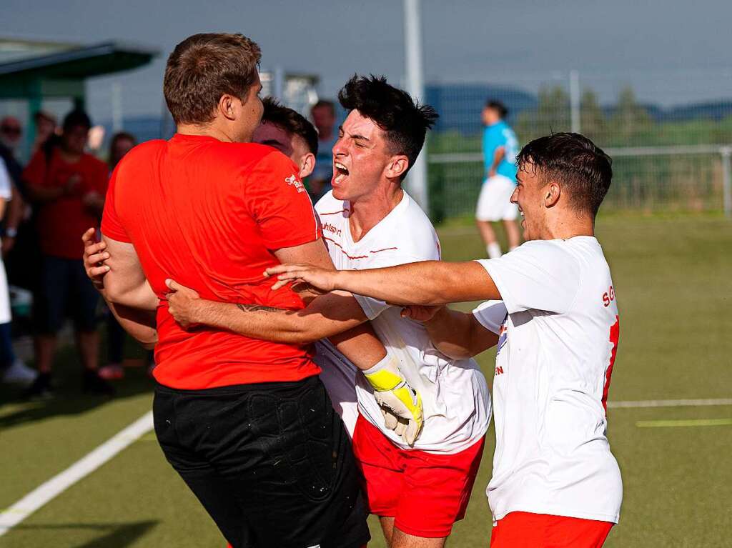 Sportlich ging es bei beim Jubilum des SV Gndelwangen zu.