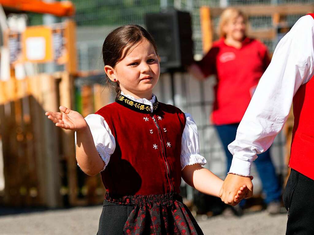 Die Kindertrachtengruppe Gndelwangen.