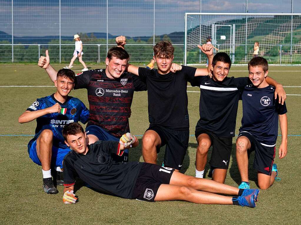 Sportlich ging es bei beim Jubilum des SV Gndelwangen zu.