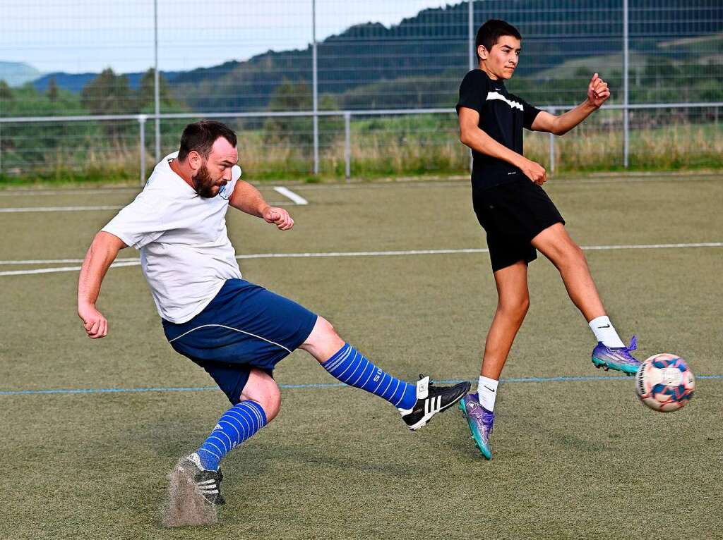 Sportlich ging es bei beim Jubilum des SV Gndelwangen zu.