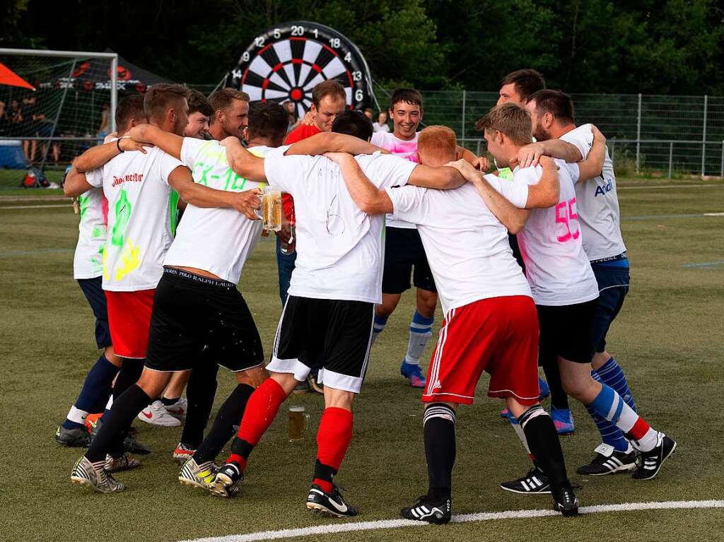 Sportlich ging es bei beim Jubilum des SV Gndelwangen zu.