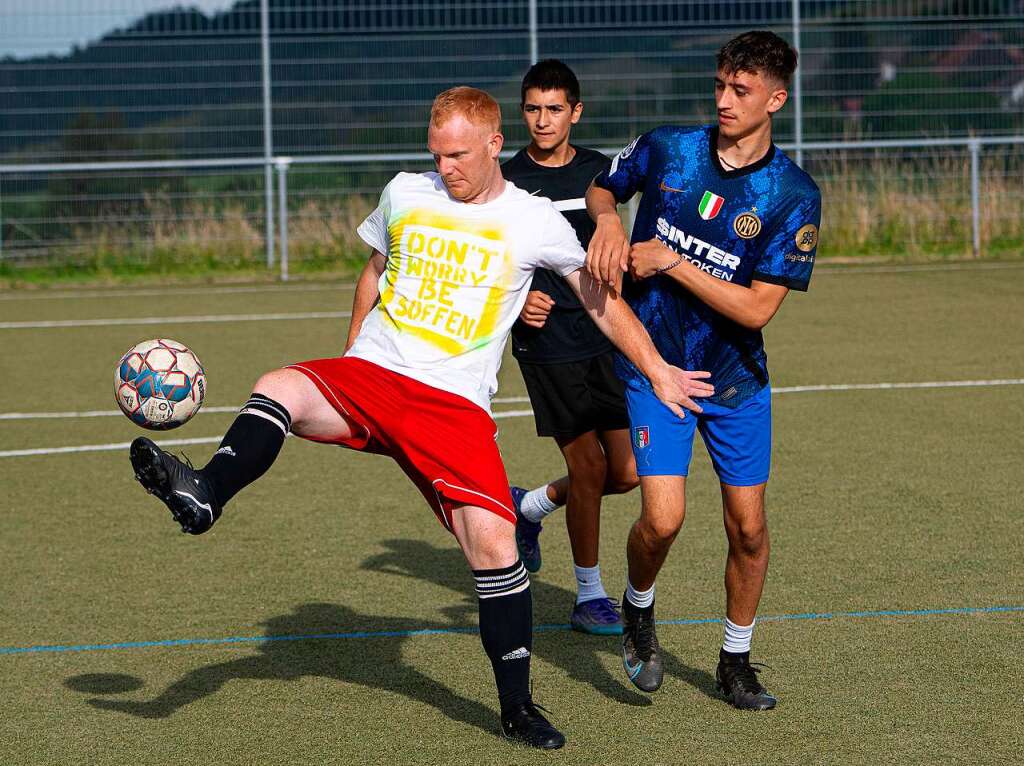 Sportlich ging es bei beim Jubilum des SV Gndelwangen zu.