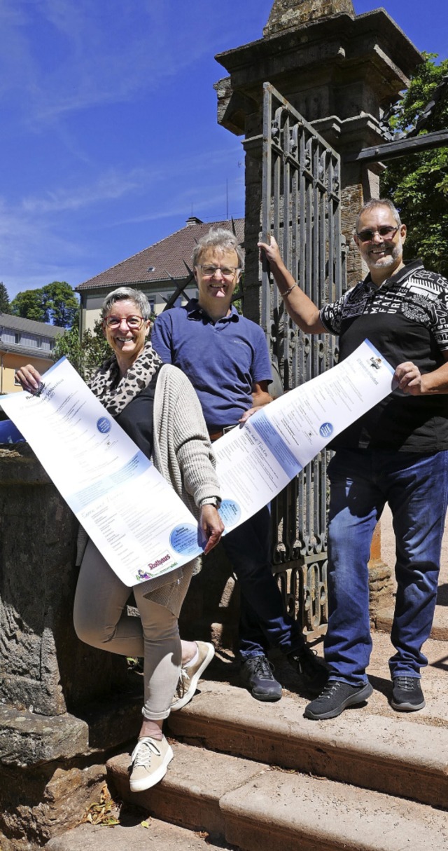 Sie freuen sich auf das Bonndorfer Sch...ichael Pfaff vom Organisationskomitee.  | Foto: Stefan Limberger-Andris