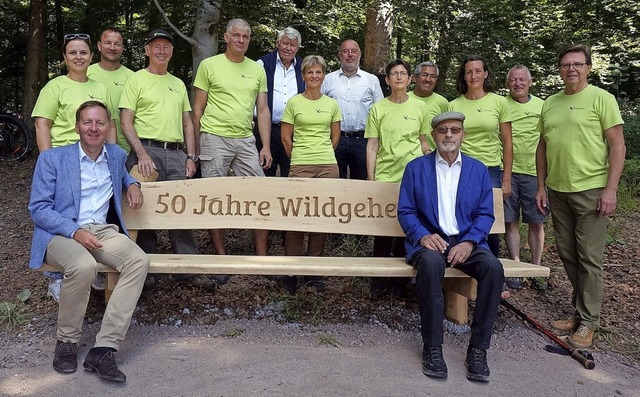 Die Stadt Stadt Waldshut Tiengen hat d...ender des Vereins Wildgehege Waldshut.  | Foto: Ursula Freudig
