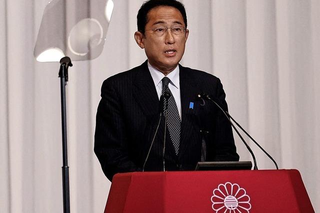 Japans Premier kündigt Aufrüstung an