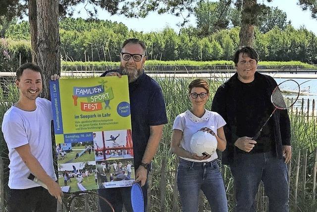 Am Samstag steht im Lahrer Seepark der Sport im Mittelpunkt