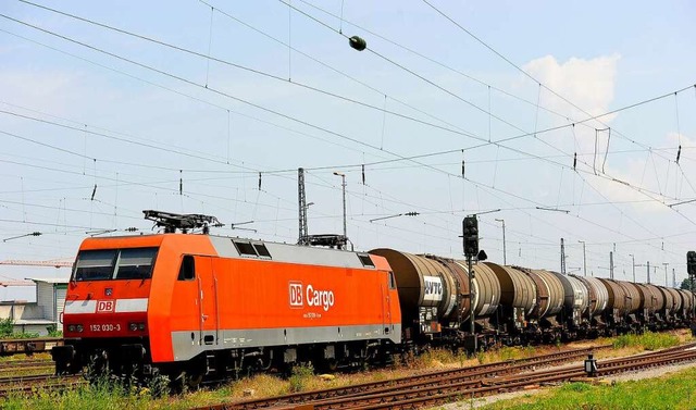 Drei Jungen haben Steine auf die Gter...Schnellbremsung einleiten. Symbolbild.  | Foto: Ingo Schneider