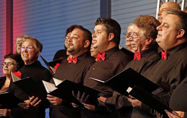 Auch der Gemischte Chor des Gesangvereins prsentierte sich beim Festakt.   | Foto: Heidi Fel