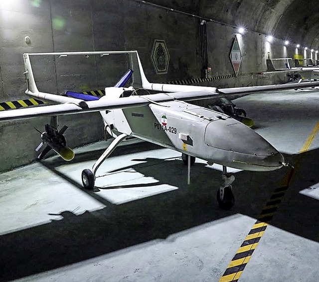 Eine iranische Drohne  | Foto: - (AFP)