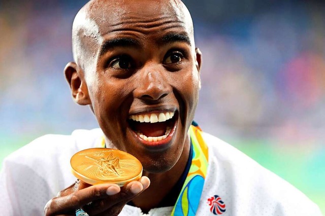 Mohamed Farah, Langstreckenlufer aus ... Olympischen Spiele in Rio de Janeiro.  | Foto: Owen Humphreys (dpa)