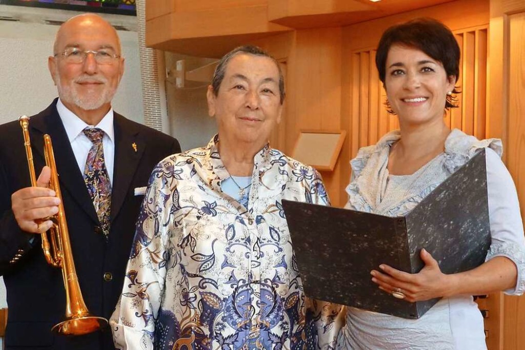 Das Trio Exsultate (von links): Claude Rippas, Susy Lthy und Stefania Gniffke  | Foto: Michael Rippas