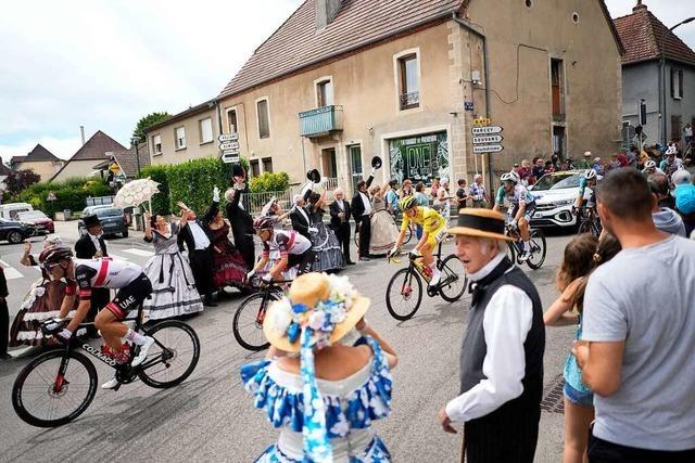 Die Tour de France startete auf der Avenue de Lahr in Dole