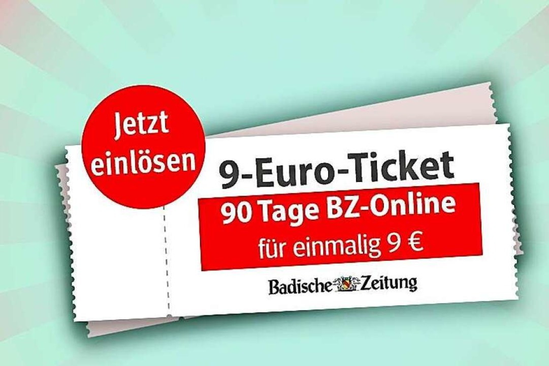 Mit dem 9-Euro-Ticket können Neu-Abonn...0 Tage lang für einmalig 9 Euro lesen.  | Foto: bz