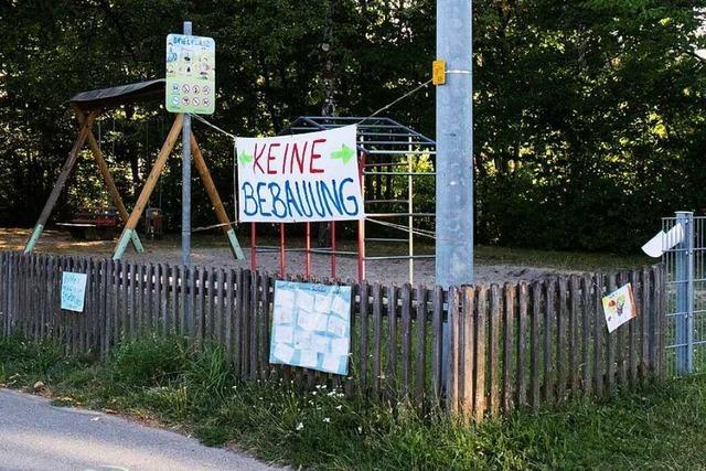 Rund 1000 Unterschriften gegen Spielplatz-Bebauung in Waldkirch-Buchholz