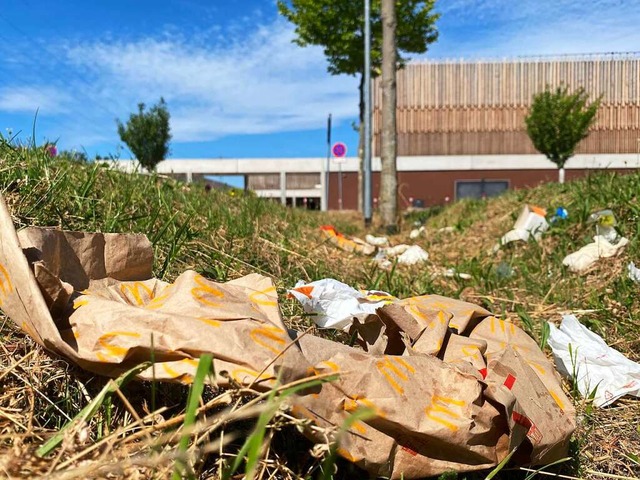 Der Bau- und Gartenbetrieb Lahr (BGL) ...den Mll an Hotspots nicht weggerumt.  | Foto: Mark Alexander