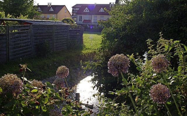 Am Dorfbach  in Brombach liegt das Beb...0;, das jetzt  erweitert werden kann.   | Foto: Paul Schleer