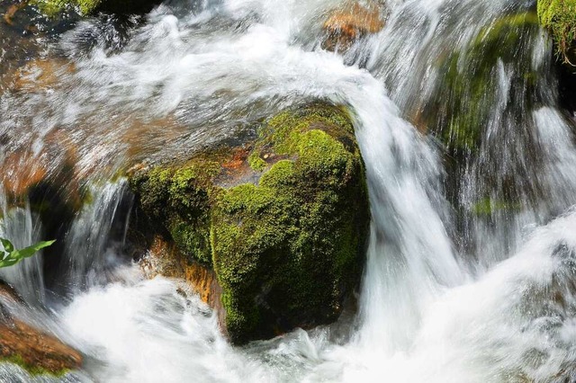 Bche, wie dieser in St. Wilhelm, werden immer hufiger zum Rinnsal.  | Foto: Kathrin Blum