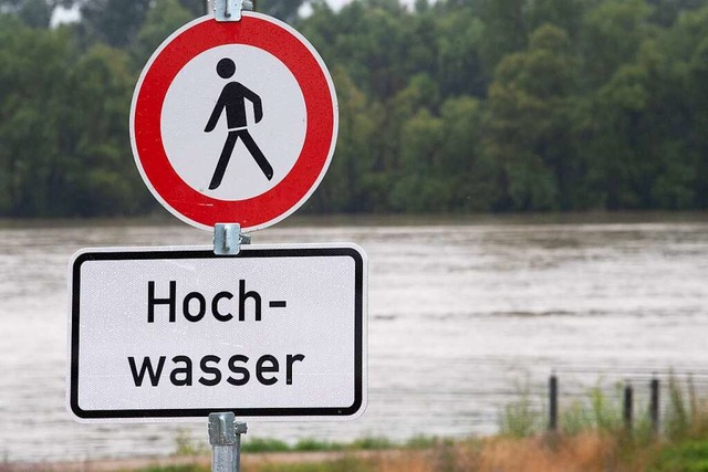 Mehr Hochwasserschutz am Rhein (Symbol...e knstlichen Flutungen dagegen schon.  | Foto: Sebastian Gollnow (dpa)