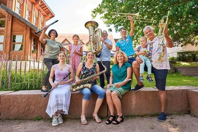 Die Spothelfers sind mit drei Generationen im Musikverein Seelbach vertreten