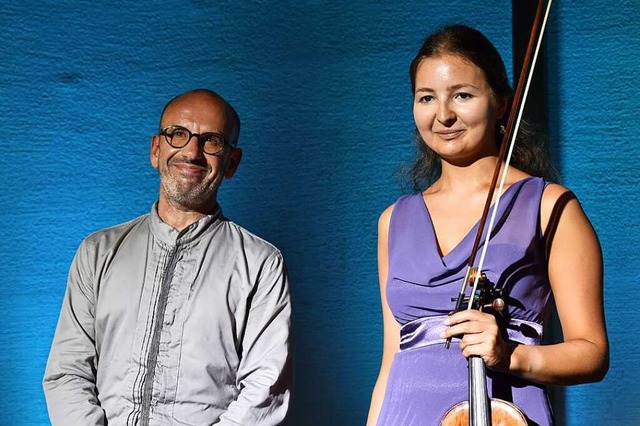 Die Violinistin Laura Ochmann und Pianist Georgi Mundrov  | Foto: Hrvoje Miloslavic