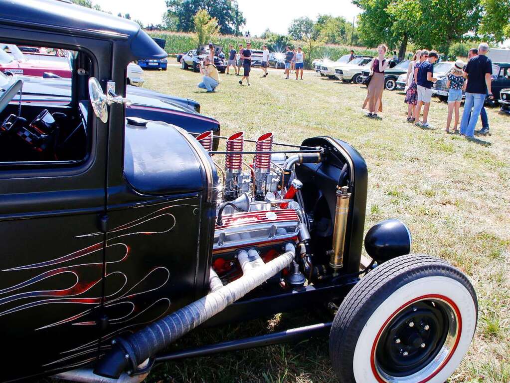 Oldtimer-Fans sind beim Power Meet Schwanau voll auf ihre Kosten gekommen.