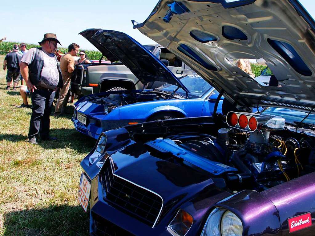 Oldtimer-Fans sind beim Power Meet Schwanau voll auf ihre Kosten gekommen.