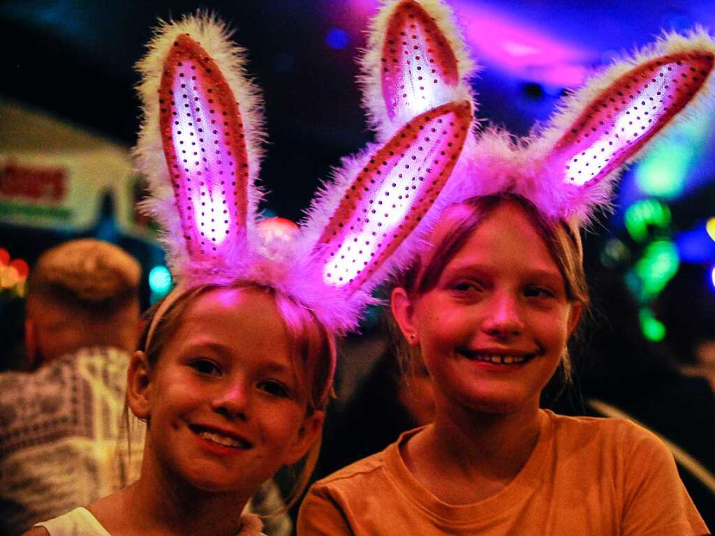 Sommer, Sonne und Temperaturen knapp unter 30 Grad Celsius waren die idealen Voraussetzungen fr das Lichterfest 2022 in Bad Krozingen.