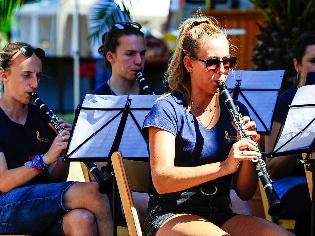 Sommer, Sonne und Temperaturen knapp unter 30 Grad Celsius waren die idealen Voraussetzungen fr das Lichterfest 2022 in Bad Krozingen.