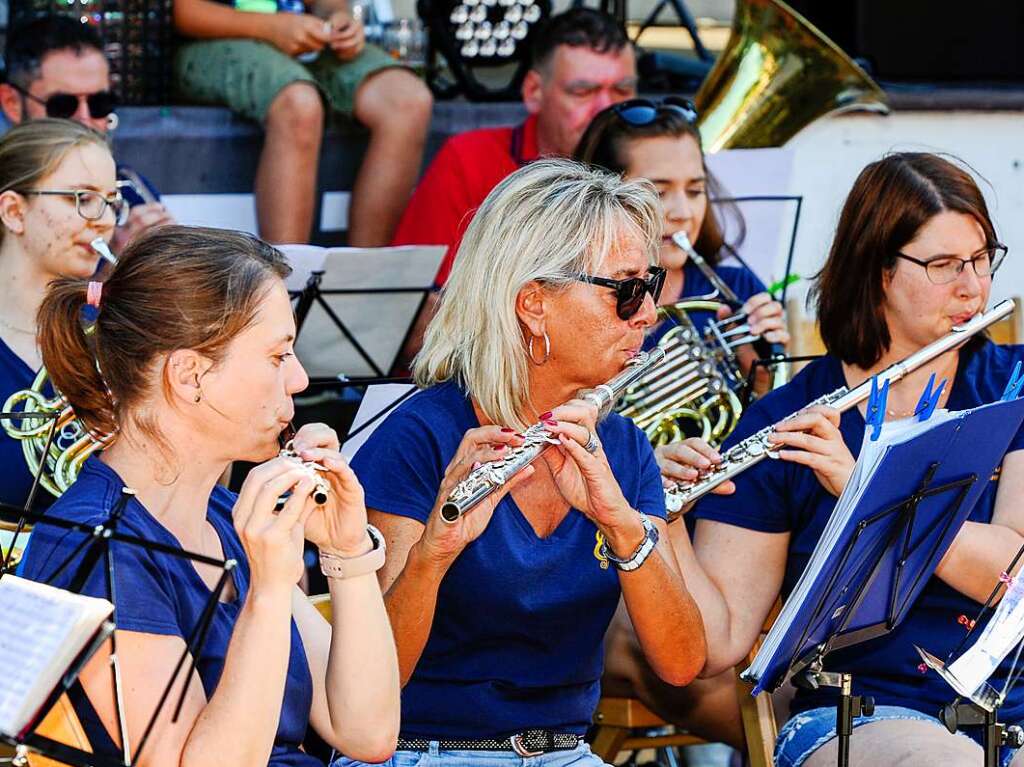 Sommer, Sonne und Temperaturen knapp unter 30 Grad Celsius waren die idealen Voraussetzungen fr das Lichterfest 2022 in Bad Krozingen.