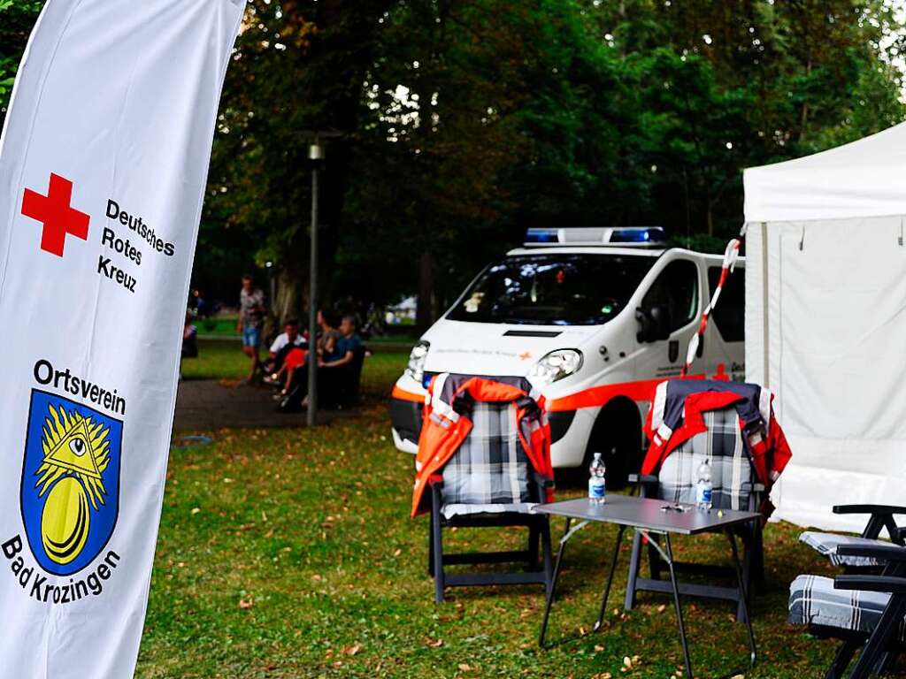 Sommer, Sonne und Temperaturen knapp unter 30 Grad Celsius waren die idealen Voraussetzungen fr das Lichterfest 2022 in Bad Krozingen.