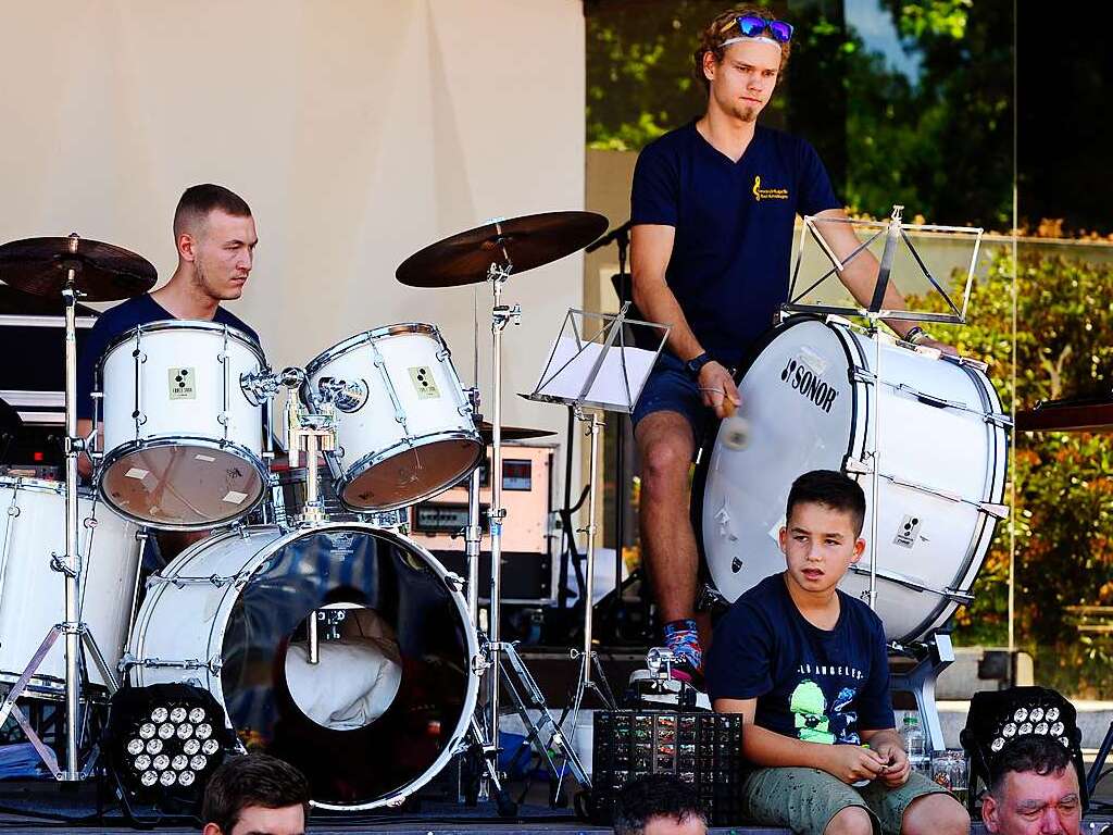 Sommer, Sonne und Temperaturen knapp unter 30 Grad Celsius waren die idealen Voraussetzungen fr das Lichterfest 2022 in Bad Krozingen.