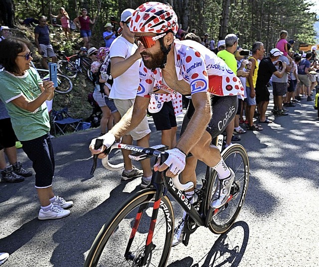 Simon Geschke auf der 14. Tour-Etappe  | Foto: IMAGO/Fotoreporter Sirotti Stefano