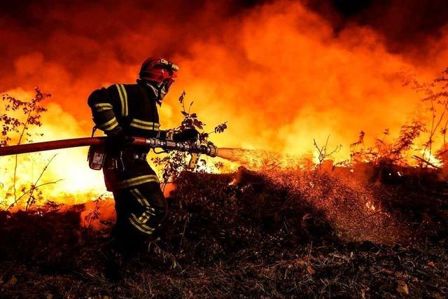 Fotos: In Frankreich und Spanien wüten seit Tagen Waldbrände