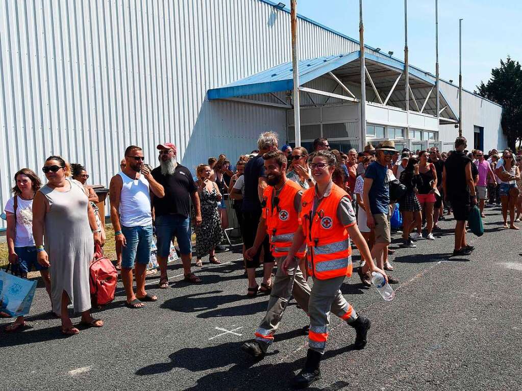 Zehntausende Menschen mussten in Frankreich evakuiert werden.