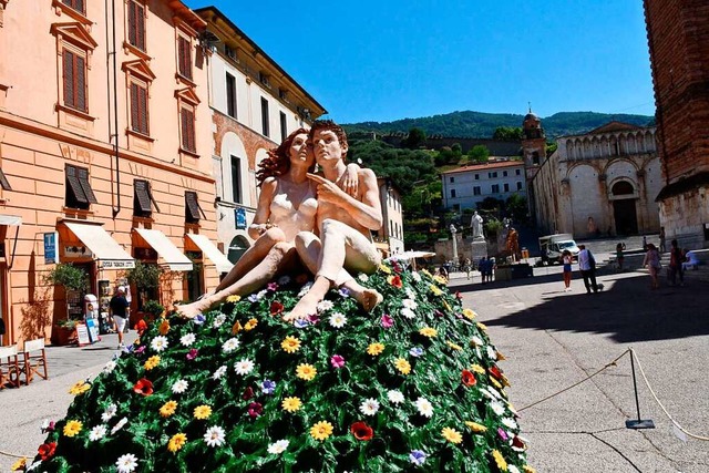 Bronze-und Terrakotta-Skulpturen des w...zeit das alte Zentrum von Pietrasanta.  | Foto: Heinz und Monika Vollmar