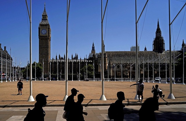 Britische Sommer sind eigentlich eine milde Angelegenheit.  | Foto: NIKLAS HALLE'N (AFP)