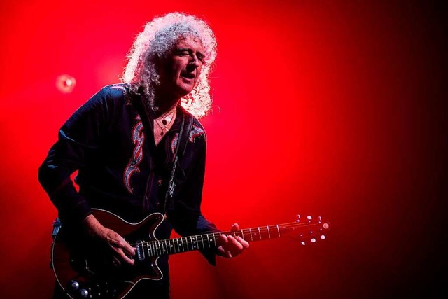 Brian May an der legendren &#8222;Spe... und die seinen Sound bis heute prgt.  | Foto: Alessandro Bosio (dpa)