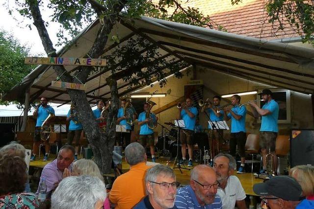 Beim Fest des Musikvereins Harmonie in Lffingen herrschte groartige Stimmung