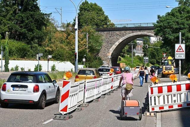 Sturz-Baustelle auf Basler Straße fertig – Firma will nie wieder in Freiburg arbeiten