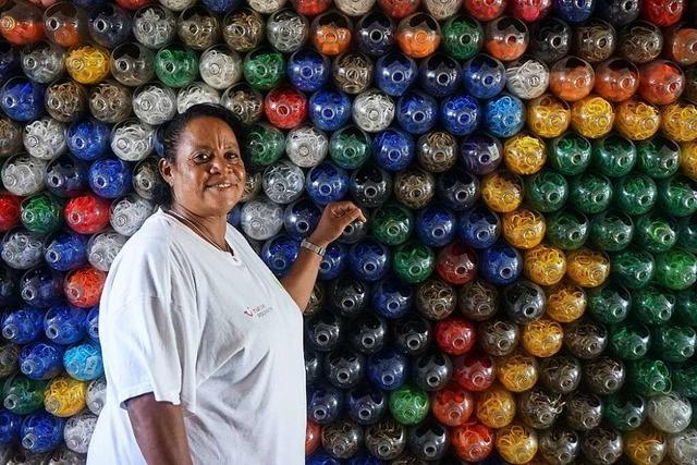 In der Karibik wird Plastikmüll zu Kunst