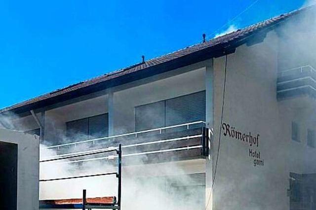 Kellerbrand im Hotel Römerhof in Bad Bellingen