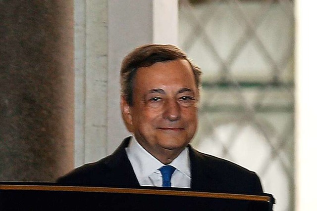 Mario Draghi ist als Ministerprsident von Italien zurckgetreten.  | Foto: Cecilia Fabiano (dpa)
