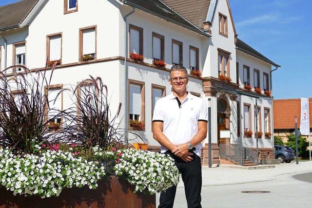 Station 1: Beim Rathaus Schwanau in Ottenheim  | Foto: Ulrike Derndinger