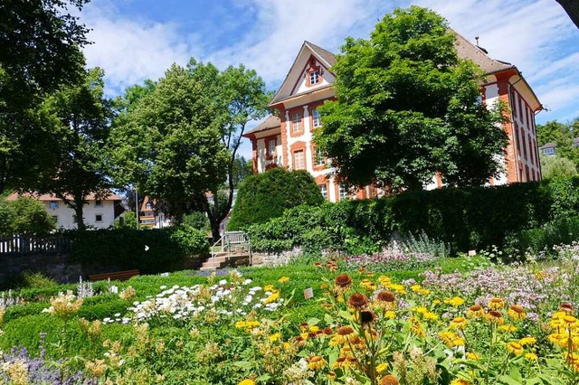 Der Krutergarten am Schloss Bonndorf ...otanisch interessantes Fleckchen Erde.  | Foto: Stefan Limberger-Andris