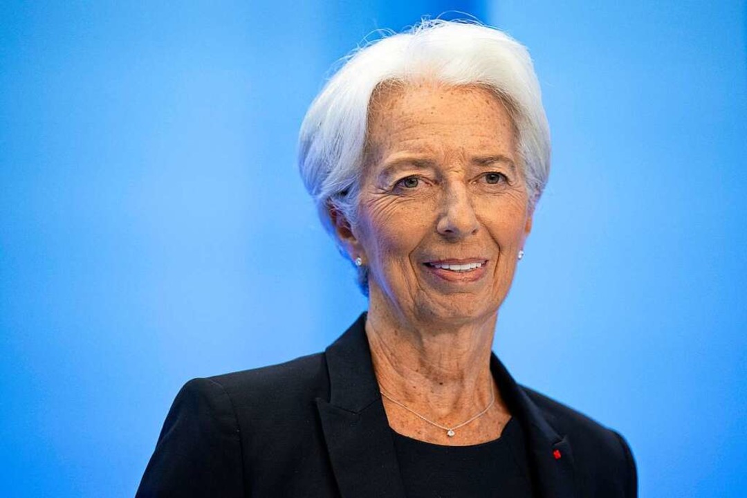 EZB-Chefin Christine Lagarde  | Foto: Boris Roessler (dpa)