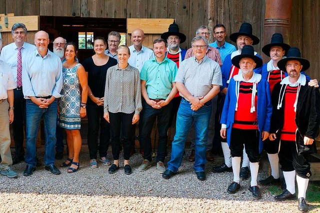 Zur konstituierenden Sitzung Projektfo...stikbros  im Zechenwihler Hotzenhaus.  | Foto: Reinhard Herbrig