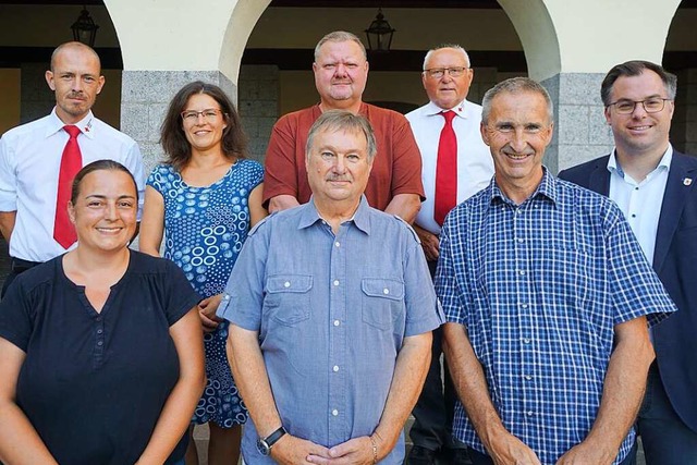 Die geehrten  Laufenburger Blutspender...rd Hasieber und Brgermeister  Krieger  | Foto: Hans-Jrgen Sackmann