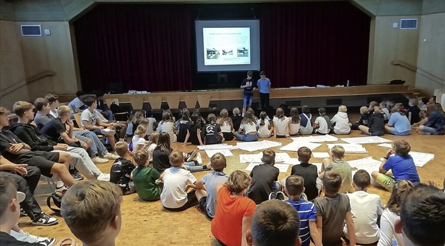 Gut besuchter Schlerworkshop im Haus des Gastes  | Foto: Wenzl